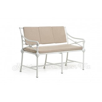 Литой диван модель Монтенегро (Верона), из алюминия, всесезонный диван, для летней площадки, ресторана, отеля....